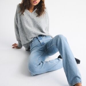 Abercrombie & Fitch Light Blue Straight Leg Jeans